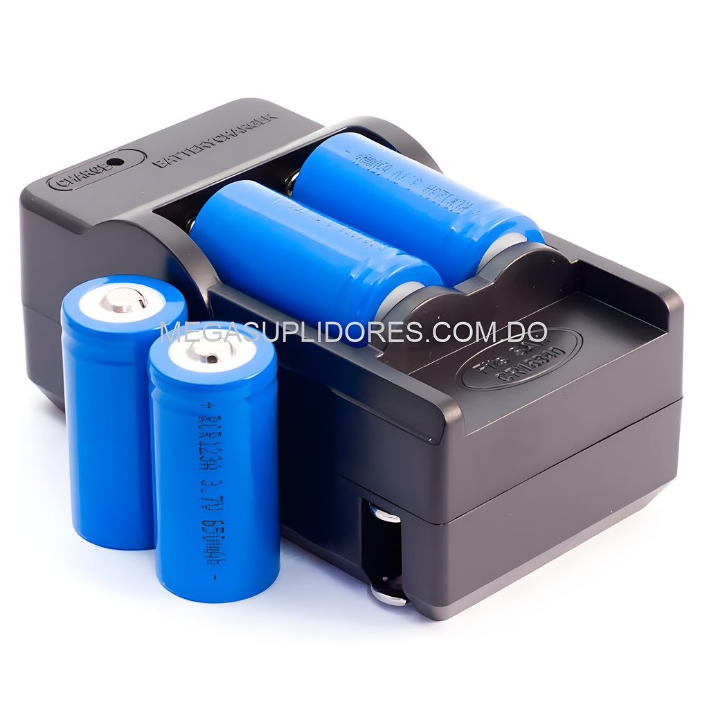  Cargador de baterías pilas recargables CR123A  16340  Foto 7304480-1.jpg