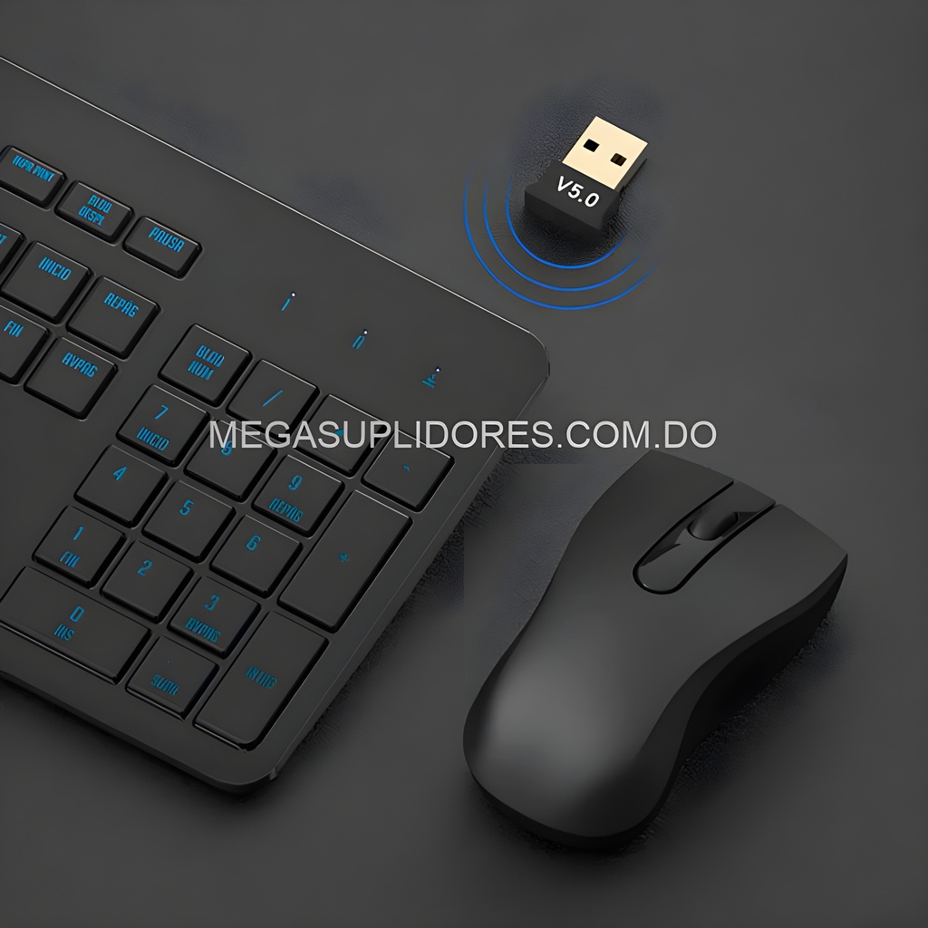  Adaptador USB Bluetooth 5.0 para PC Compatible Teclados  Audífonos   Foto 7304487-8.jpg