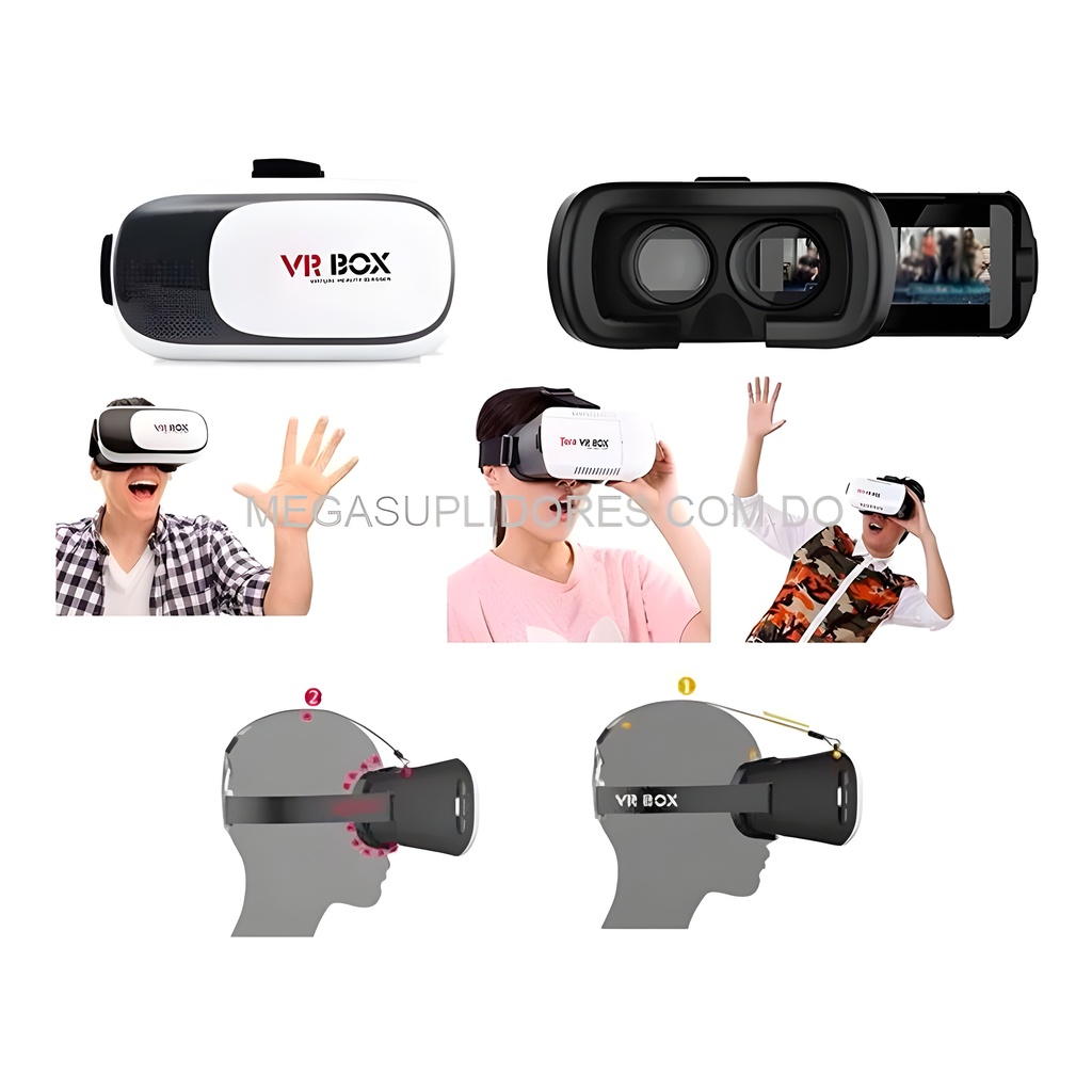  Lentes Realidad Virtual 3D  Gafa VR Box 2.0 para Celulares iPhone y  Foto 7304495-4.jpg