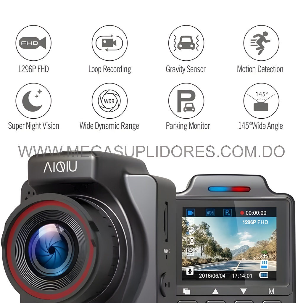  Cámara Dash Cam AIQIU Full HD 1080P – Visión Nocturna - Marca de Alt Foto 7304498-2.jpg