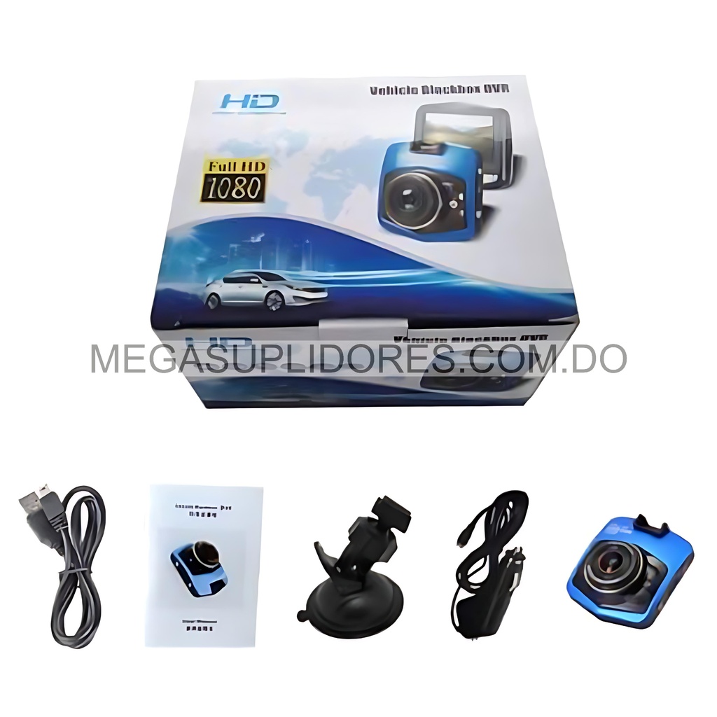  Cámara de Vehículo Dash Cam Blackbox DVR Full HD 1080P – Grabación C Foto 7304509-3.jpg