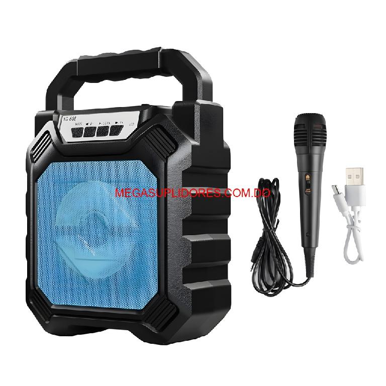  Bocina Karaoke Fojax con Micrófono – Sonido Potente y Portátil para  Foto 7304539-1.jpg