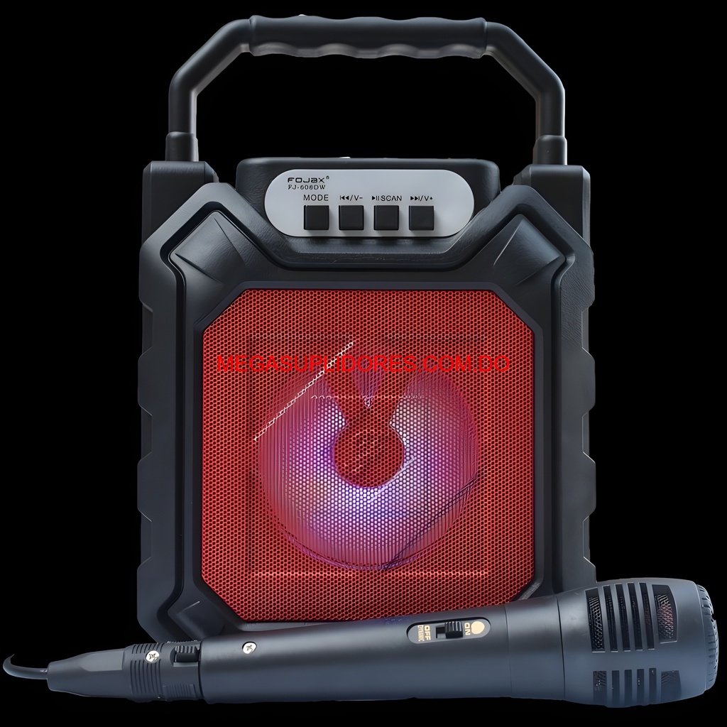  Bocina Karaoke Fojax con Micrófono – Sonido Potente y Portátil para  Foto 7304539-3.jpg