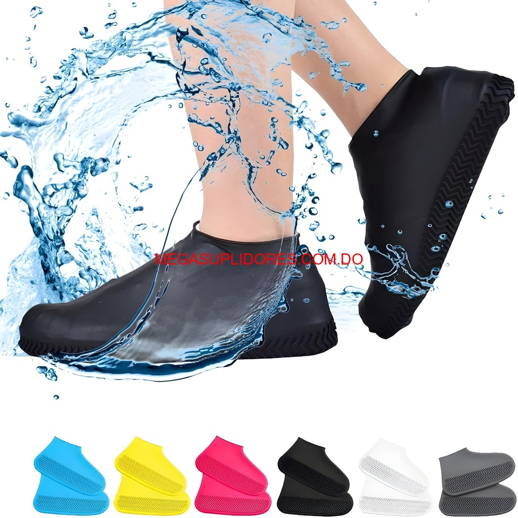  Cubrezapatos Protector de Lluvia Cover de Agua para Zapatos Foto 7304579-3.jpg