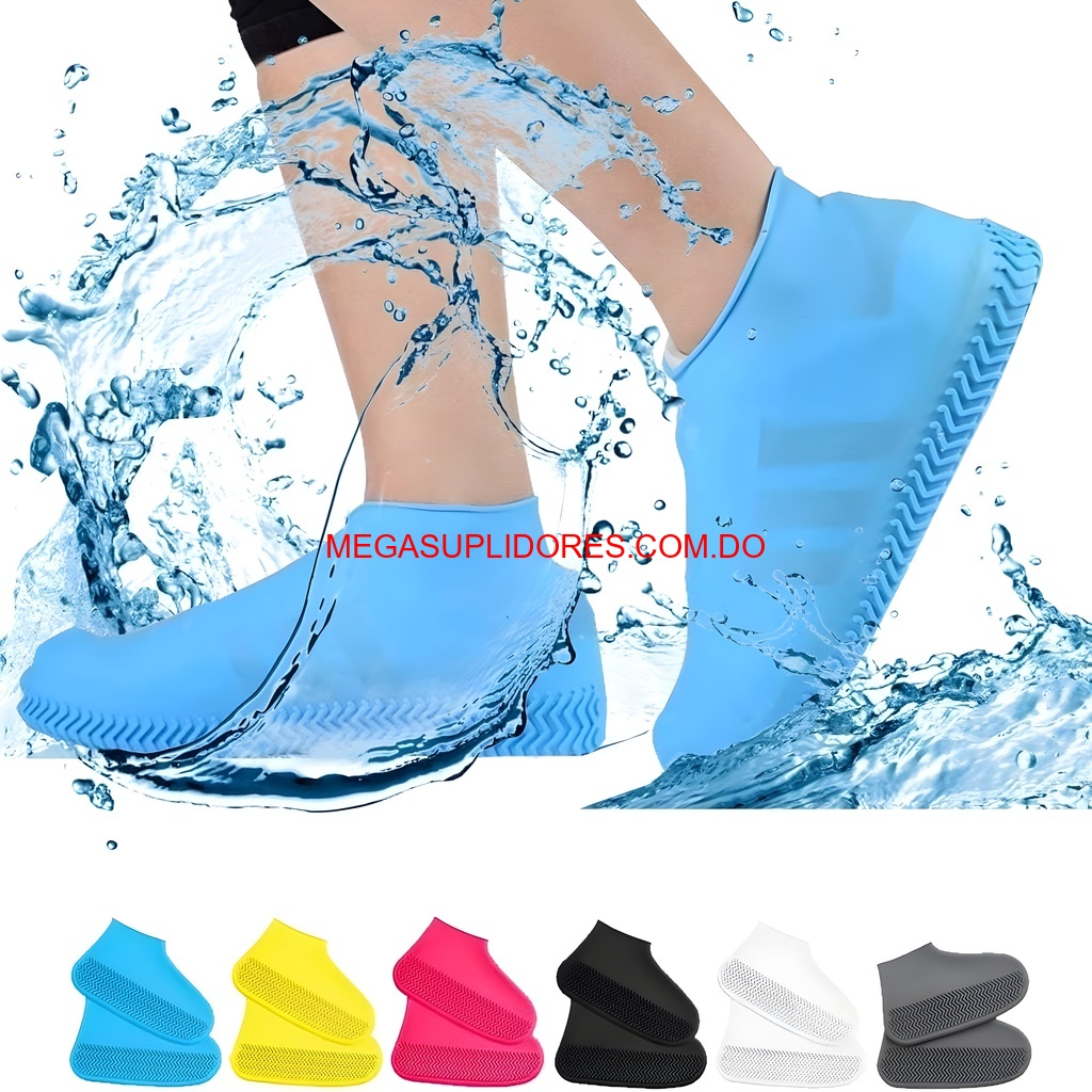  Cubrezapatos Protector de Lluvia Cover de Agua para Zapatos Foto 7304579-4.jpg