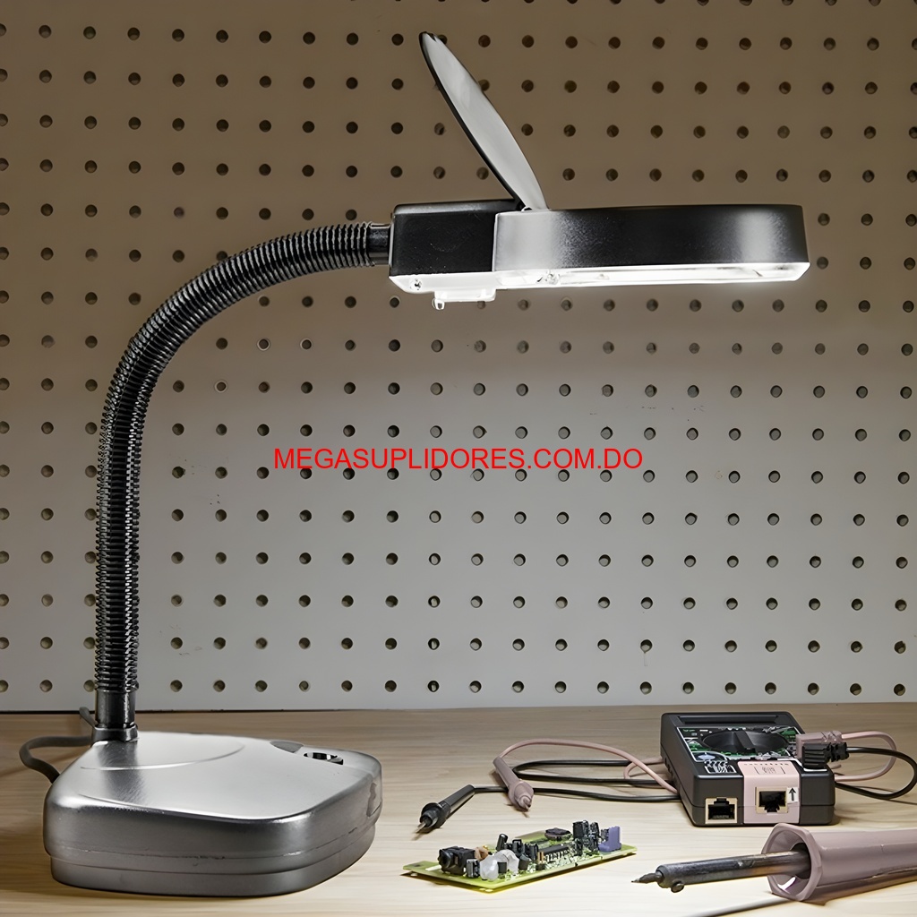  Lámpara LED con Lupa de Aumento – Luz Ajustable y Cuello Flexible Foto 7304581-2.jpg