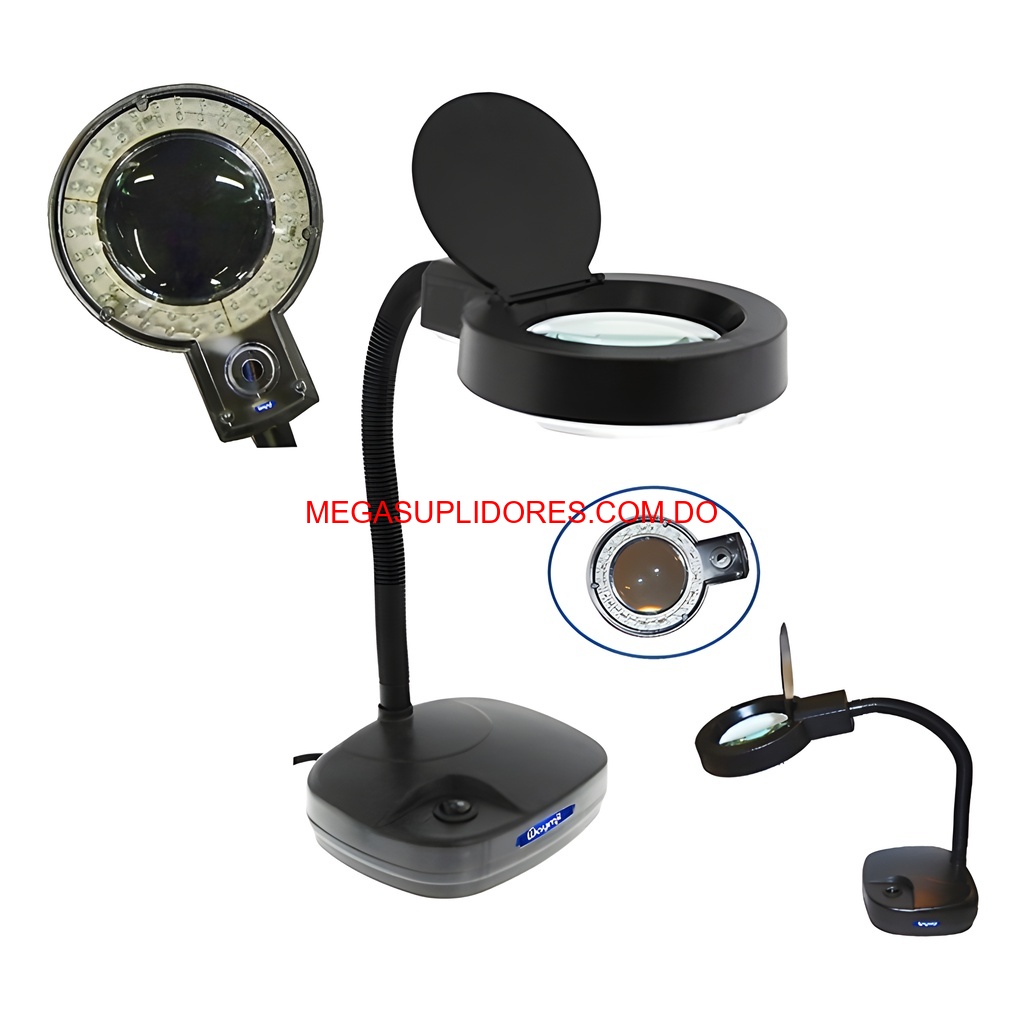 Lámpara LED con Lupa de Aumento – Luz Ajustable y Cuello Flexible Foto 7304581-5.jpg