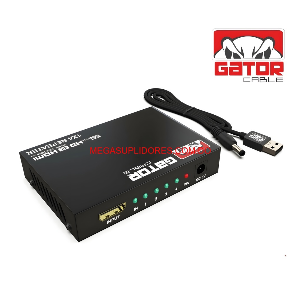  Splitter HDMI 1x4 – Duplicador de Pantalla Full HD 1080p 4 TV Foto 7304583-5.jpg