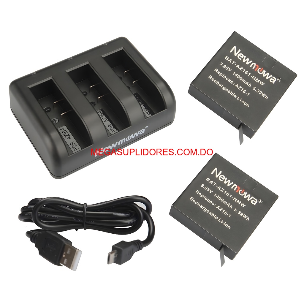  Cargador Baterías Cámara GoPro Hero 4 HD - Doble USB - AHDBT-401 Foto 7304590-1.jpg