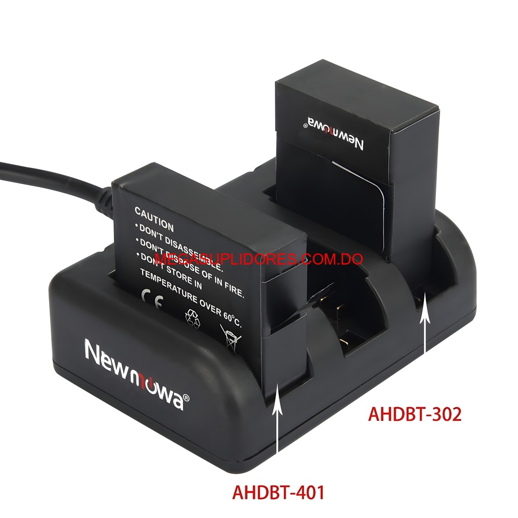  Cargador Baterías Cámara GoPro Hero 4 HD - Doble USB - AHDBT-401 Foto 7304590-2.jpg