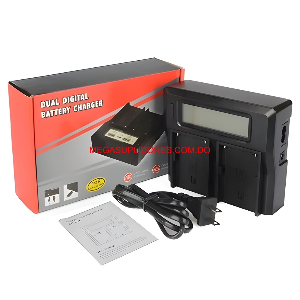  Cargador Dual Digital DC-LCD para Baterías Sony NP-F970 /FM50/QM91D Foto 7304591-3.jpg