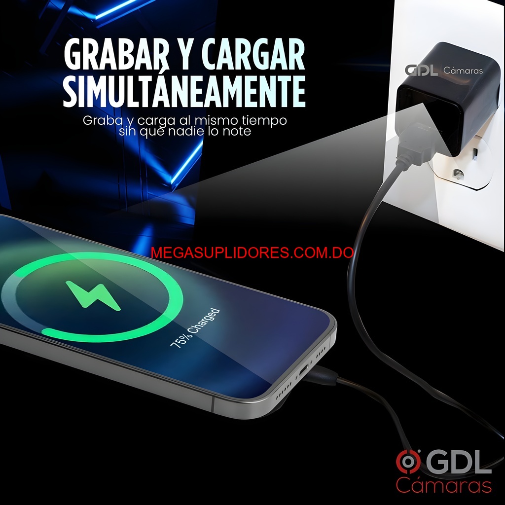  Cámara Espía WiFi Oculta Cargador USB Pared HD Vigilancia Remota Foto 7304594-4.jpg