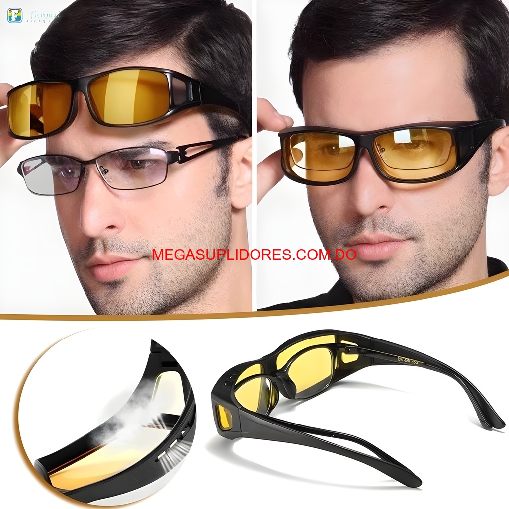  Lentes Polarizados Antirreflejo para Manejar de Noche o con Sol Foto 7304596-3.jpg