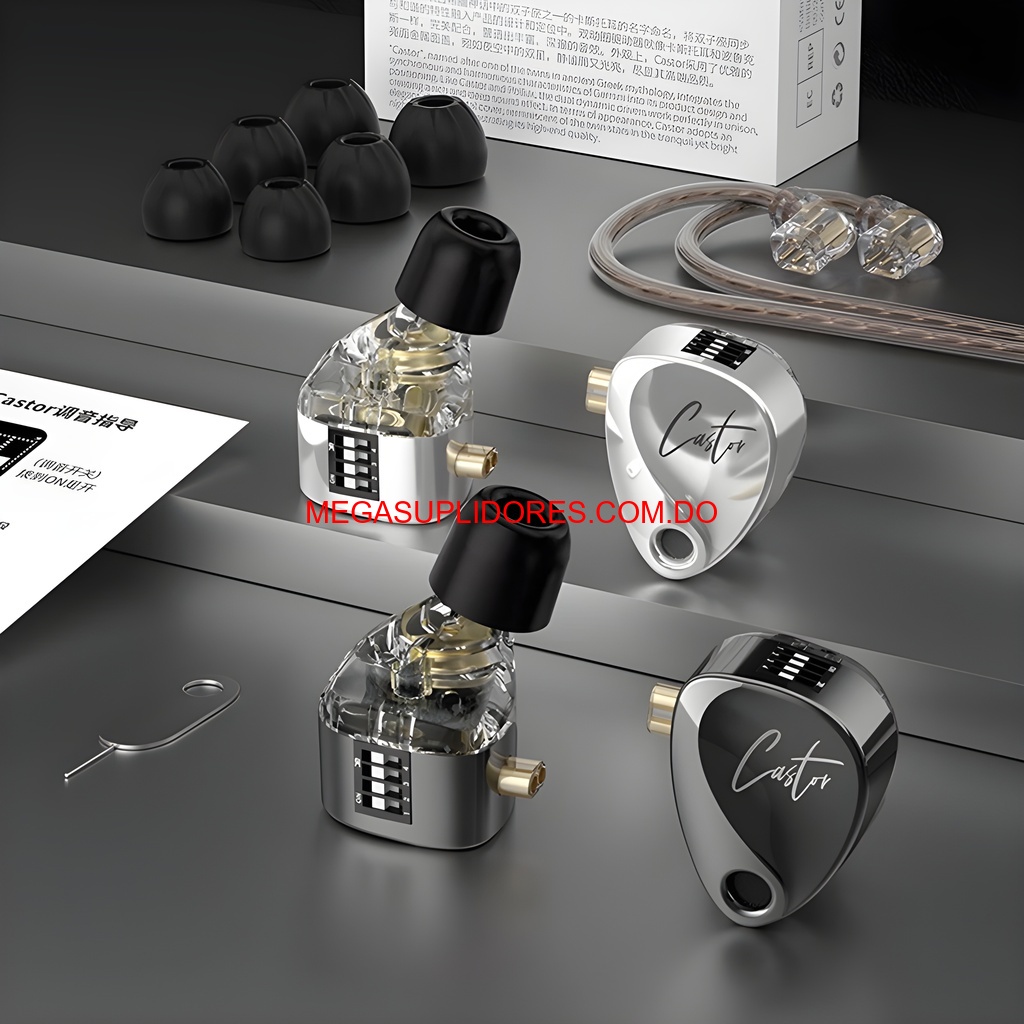  Audífonos KZ Castor HiFi Harman Monitores HiFi- 16 Audífonos en 1 Foto 7304599-9.jpg