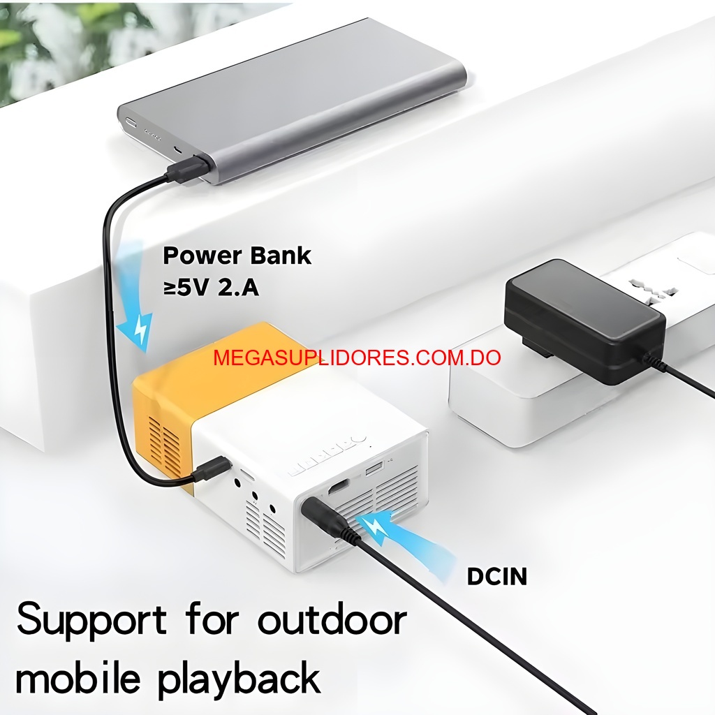  Mini Proyector LED Portátil USB HDMI y AV – Ideal para Cine en Casa Foto 7304600-2.jpg