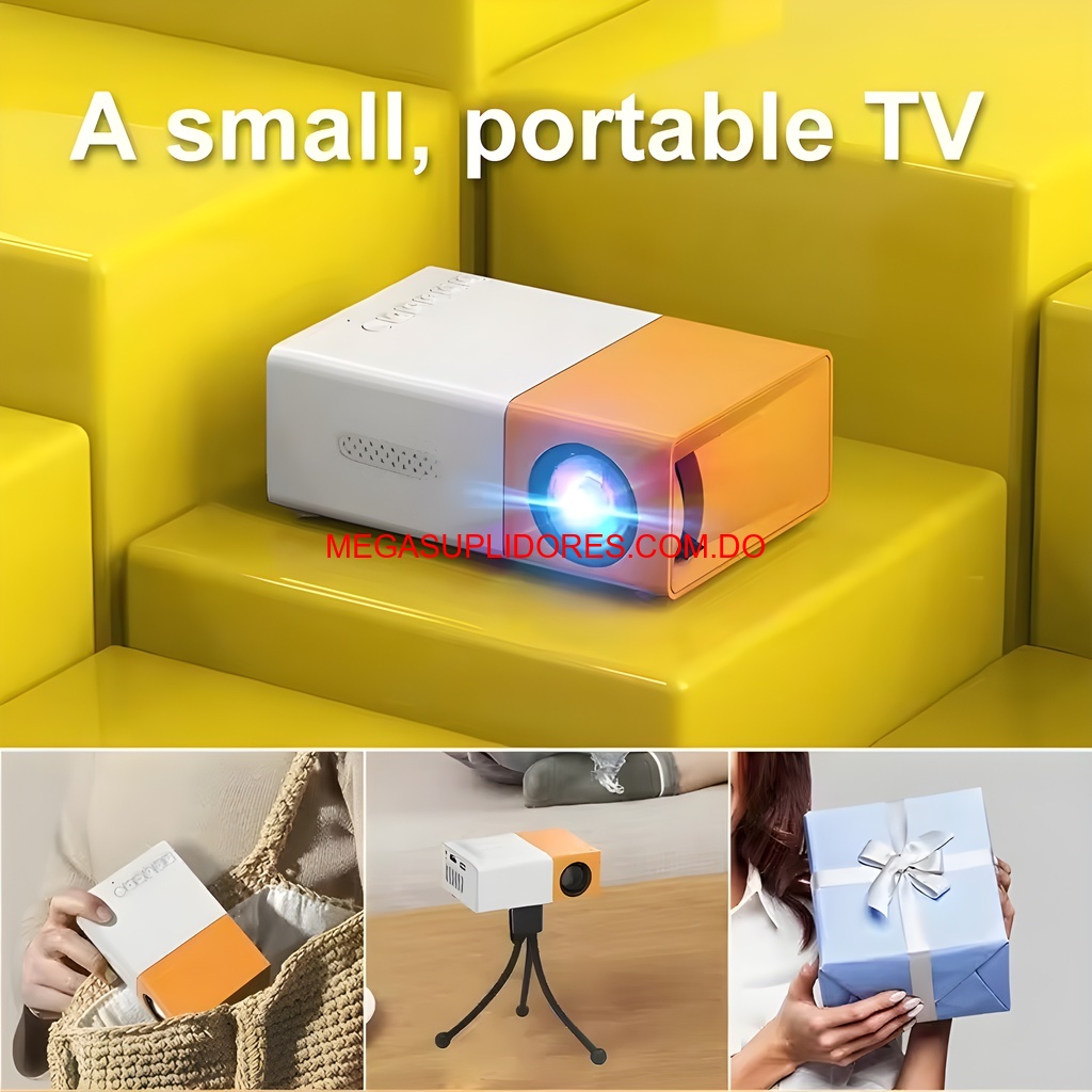  Mini Proyector LED Portátil USB HDMI y AV – Ideal para Cine en Casa Foto 7304600-4.jpg