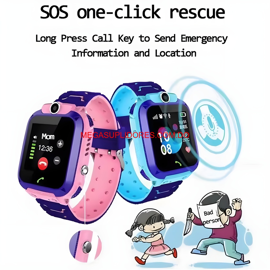  Reloj GPS para Niños Llamadas Micrófono Localizador Infantil Foto 7304604-7.jpg
