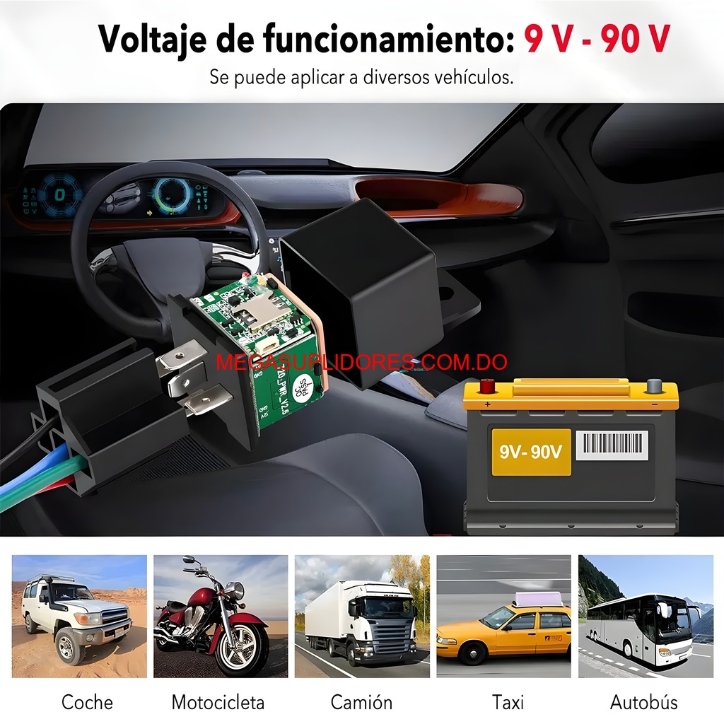  Rastreador GPS Tipo Relay – Localizador Vehicular Apagado Remoto Foto 7304621-6.jpg