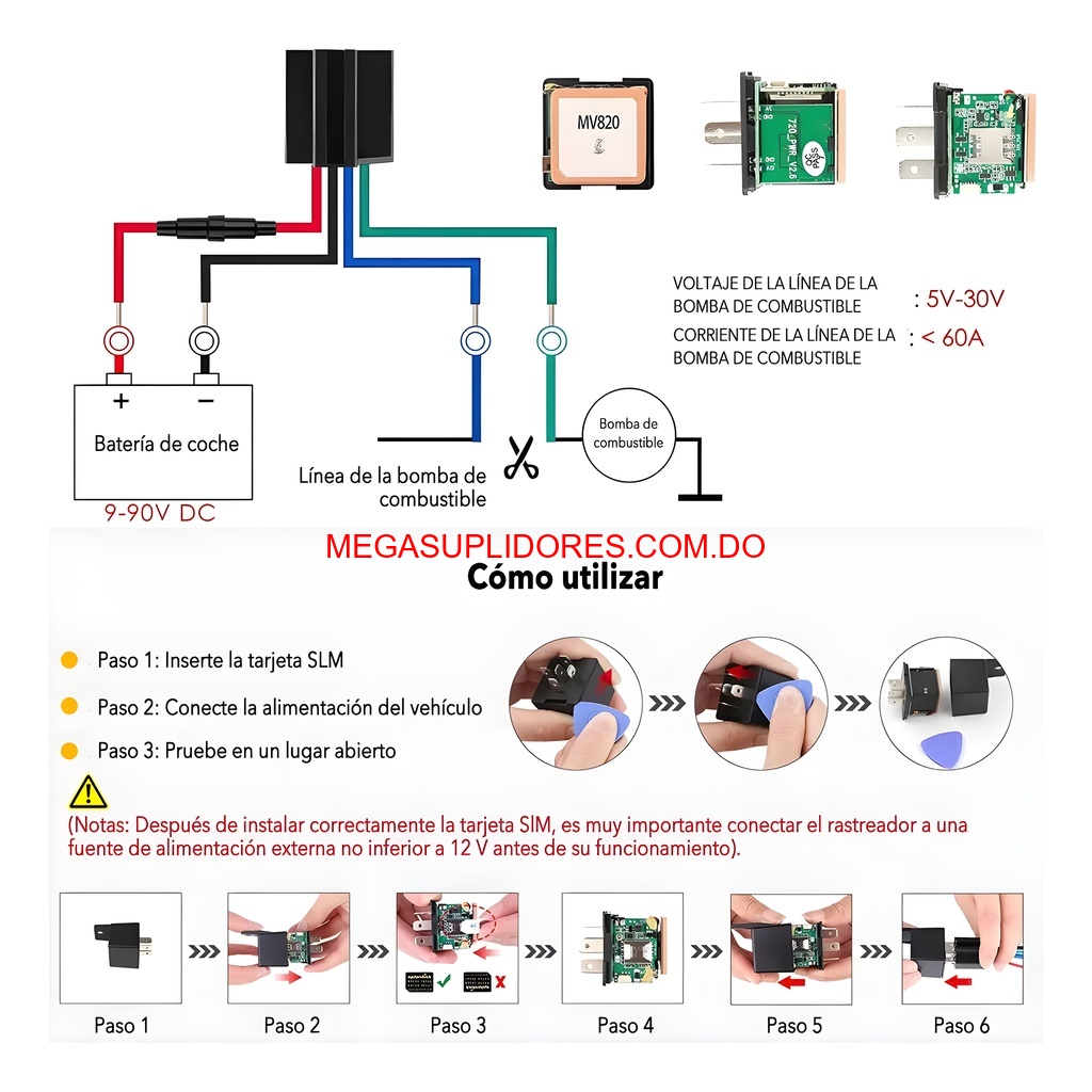  Rastreador GPS Tipo Relay – Localizador Vehicular Apagado Remoto Foto 7304621-9.jpg