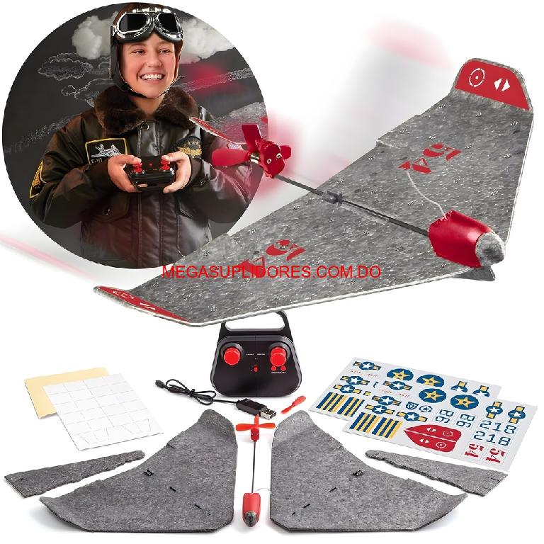  Drone Avión con Control Remoto – Kit para Armar Ligero resistente Foto 7304622-1.jpg