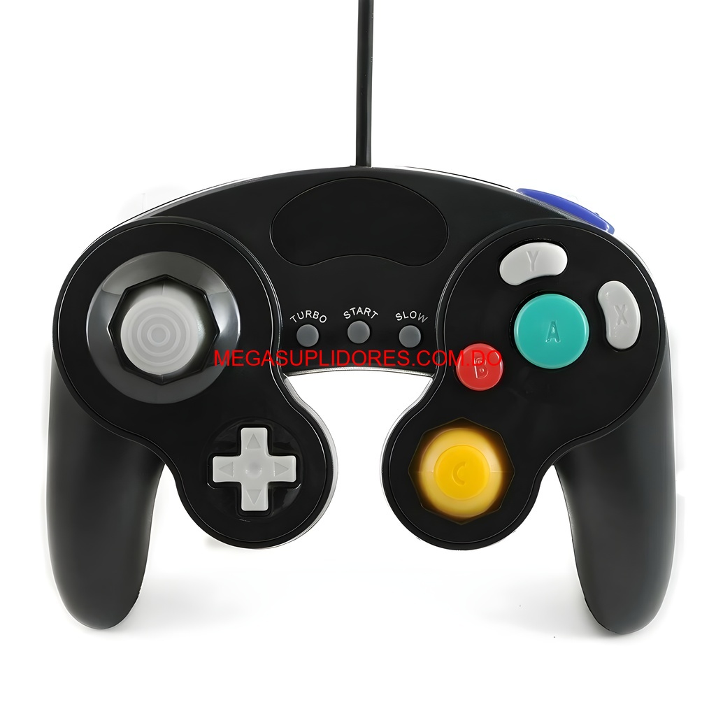  Control GameCube con Botón Turbo Wii GameCube Vibración Integrada Foto 7304623-1.jpg