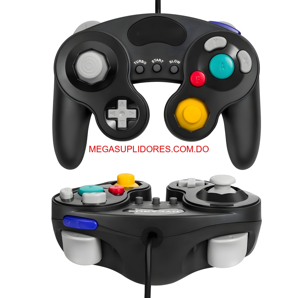  Control GameCube con Botón Turbo Wii GameCube Vibración Integrada Foto 7304623-4.jpg