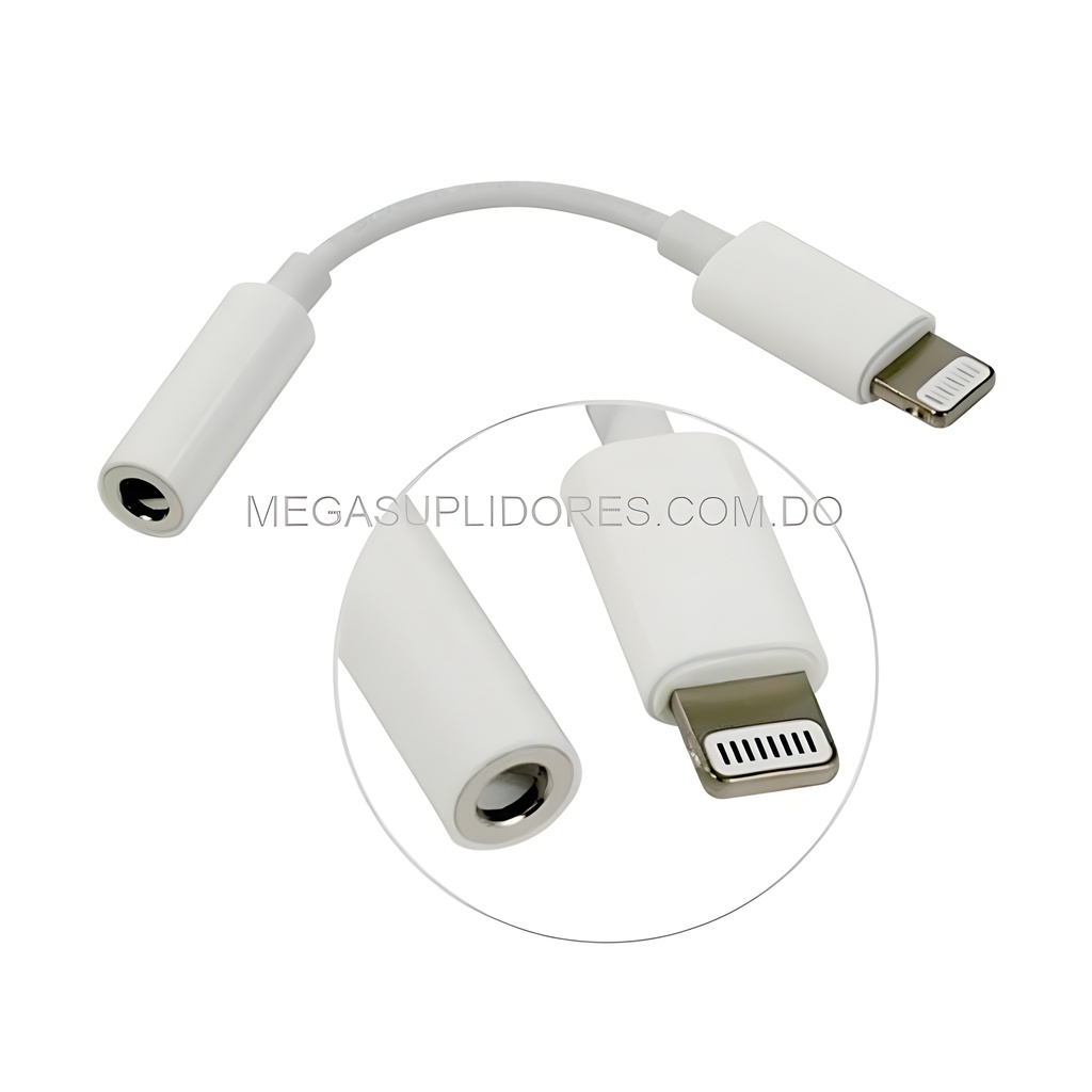  Adaptador de Audífonos para iPhone  Sonido Lightning a 3.5mm  Foto 7304663-2.jpg