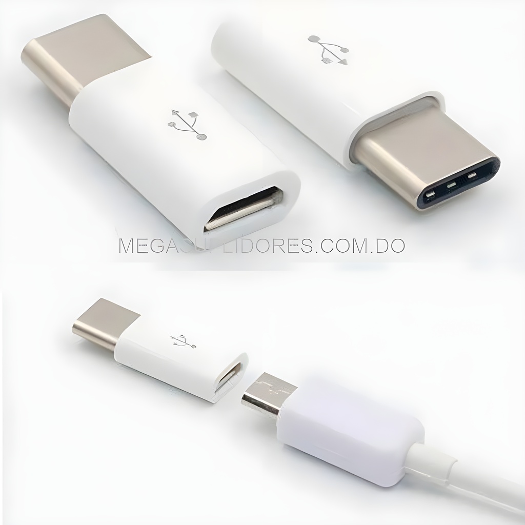  Adaptador OTG Micro USB V8 Hembra a USB Tipo C Macho  Foto 7304665-1.jpg
