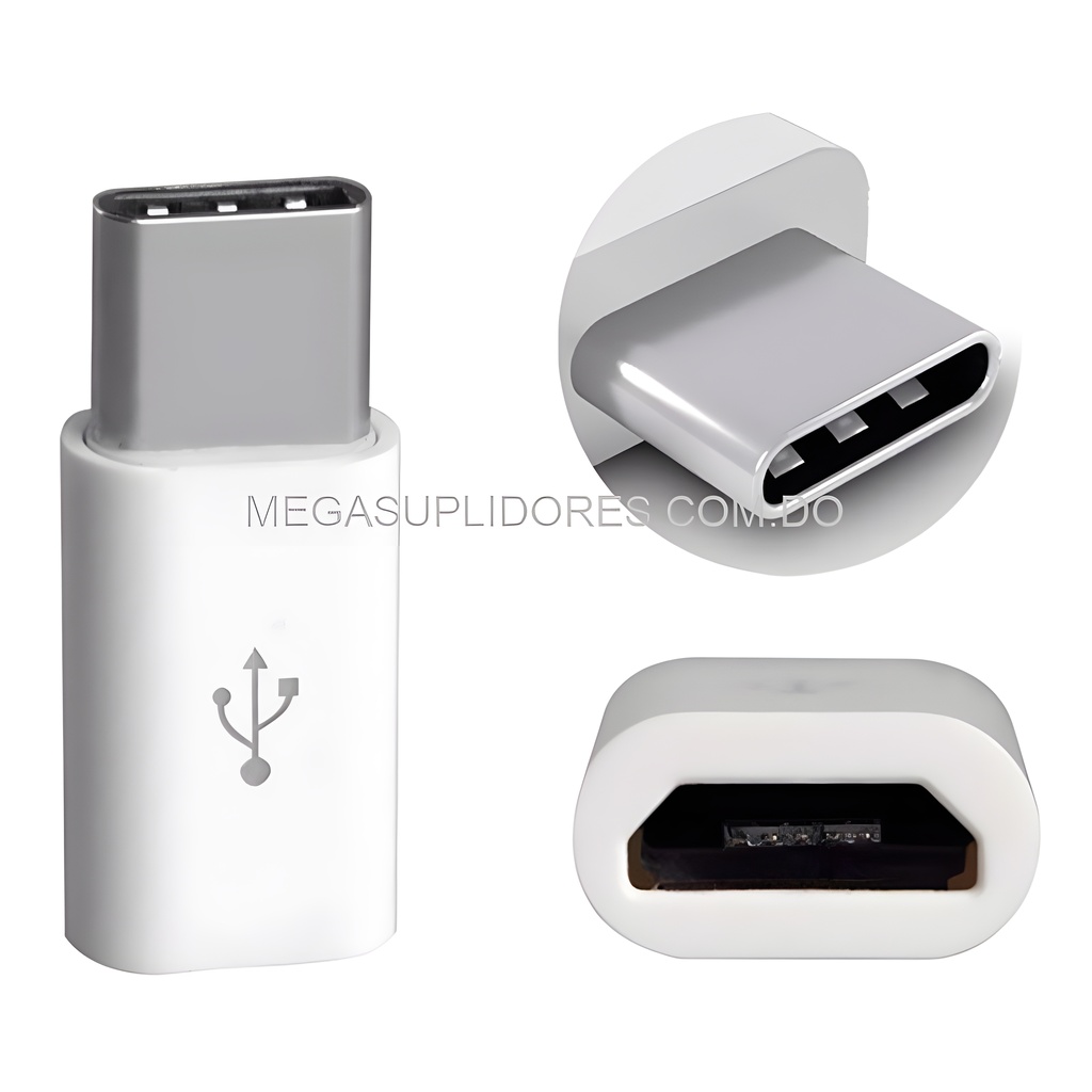  Adaptador OTG Micro USB V8 Hembra a USB Tipo C Macho  Foto 7304665-5.jpg