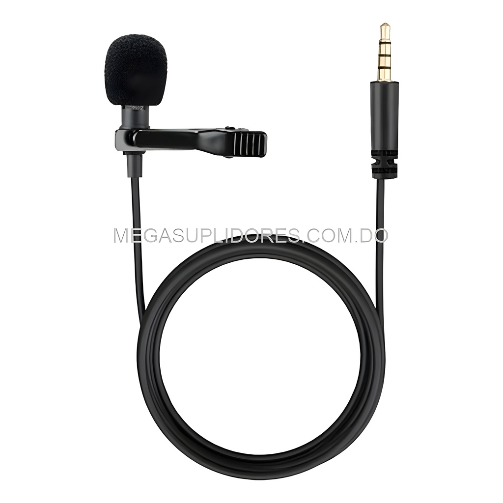  Micrófono de Solapa para Celulares 3.5Mm Lavalier  Foto 7304668-7.jpg