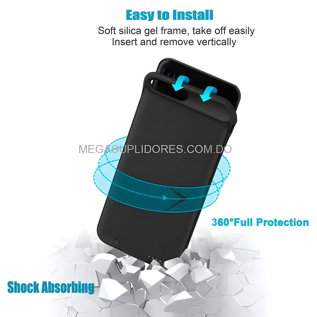 Cover Batería Externa iPhone 6 Plus/7 Plus/8 Plus Cargador Portátil Foto 7304671-5.jpg