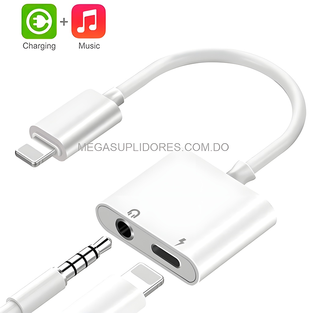  Adaptador de Sonido 2 En 1 Para IPhone 12 11 XS MAX XR XS876 Foto 7304672-1.jpg