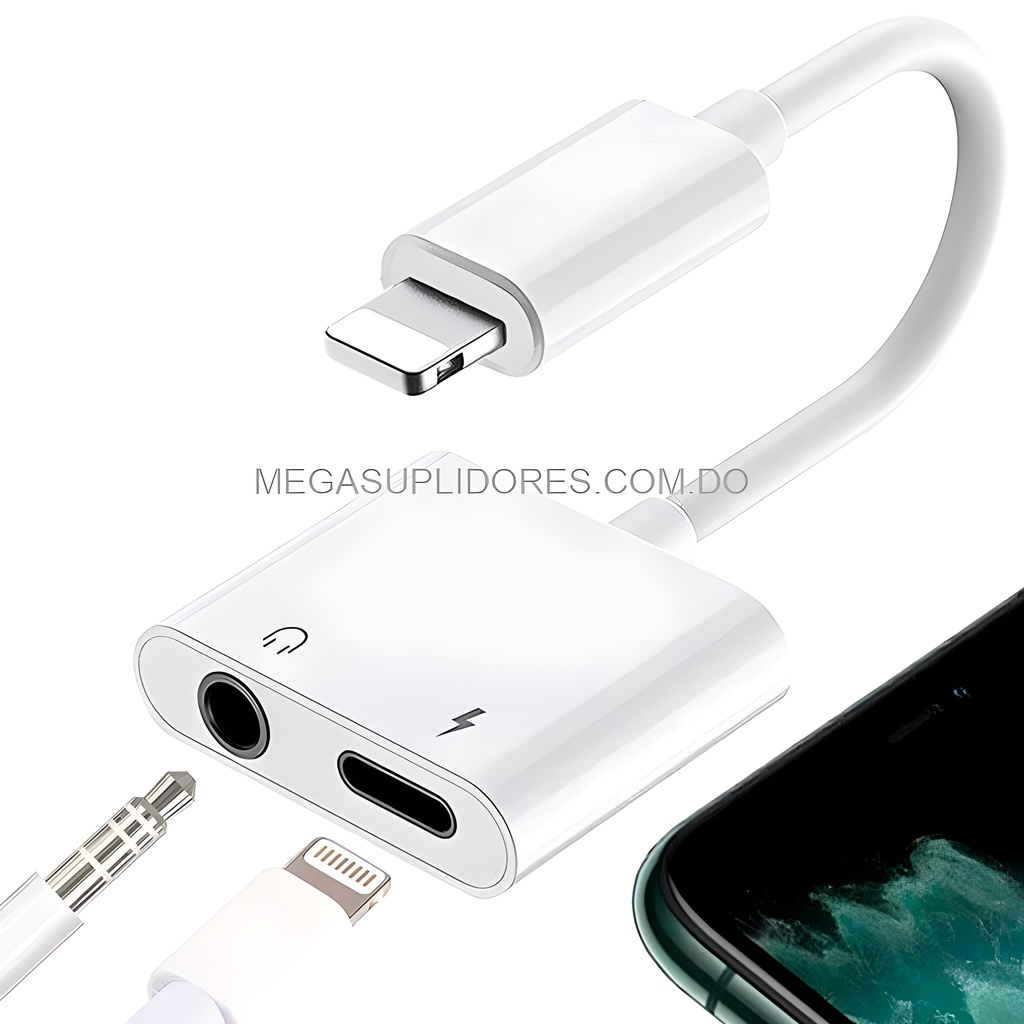  Adaptador de Sonido 2 En 1 Para IPhone 12 11 XS MAX XR XS876 Foto 7304672-5.jpg