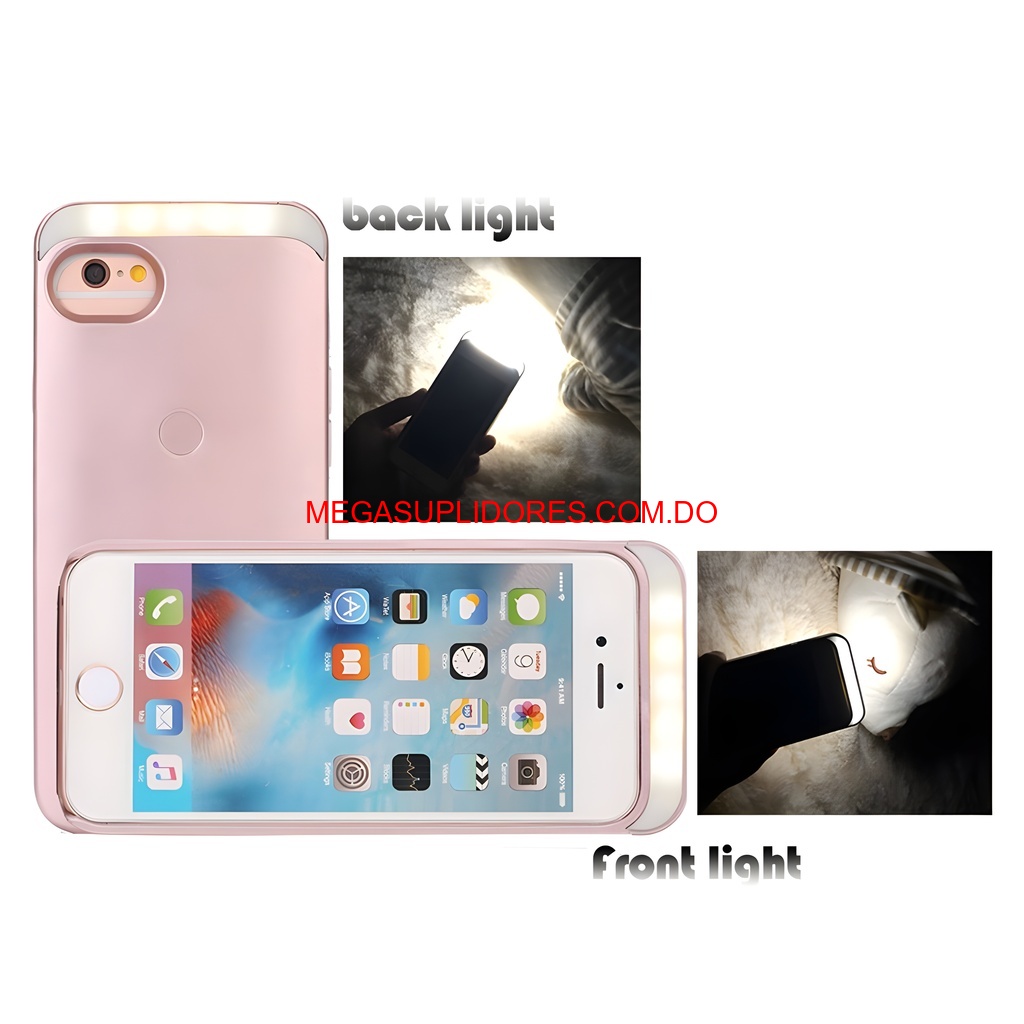  Cover Iluminado iPhone 6/6S/7/8 – Luz Selfie Frontal y Trasera  Foto 7304683-6.jpg