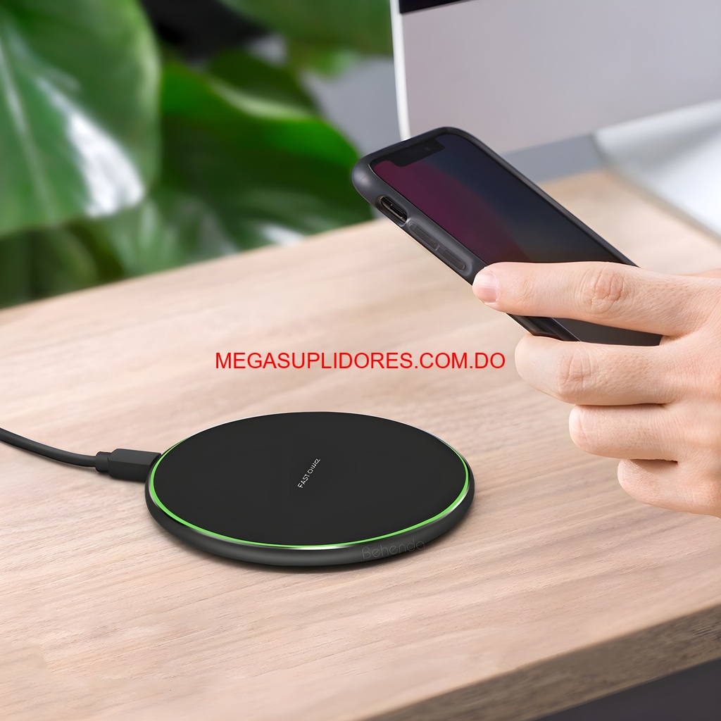  Cargador Inalámbrico Fast Charger Qi Carga Rápida Android y iPhone  Foto 7304684-2.jpg