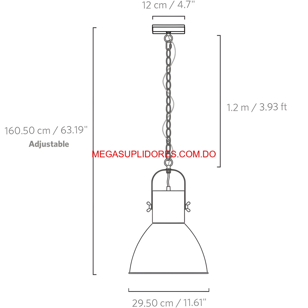  Lámpara Colgante - Diseño Moderno con 1 Bombilla Foto 7304713-5.jpg