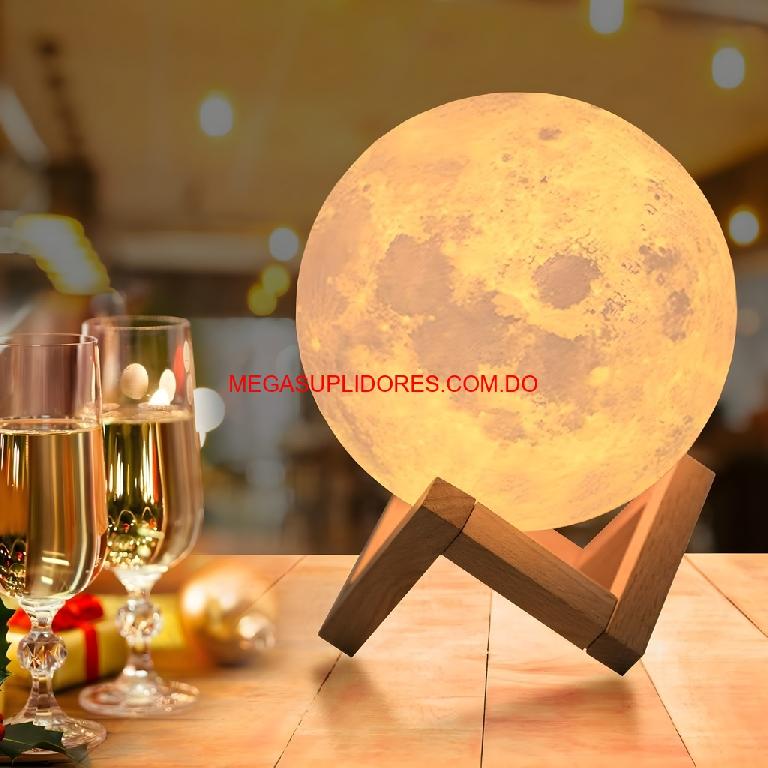  Lámpara 3D Luna LED – Luz Nocturna Multicolor para Niños Foto 7304723-1.jpg