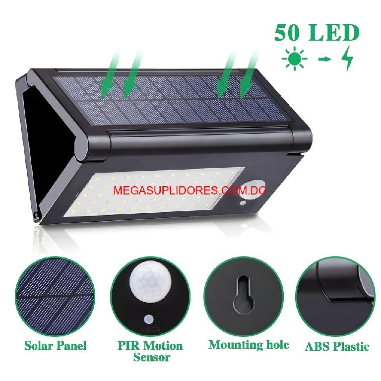  Luz Solar LED con Sensor de Movimiento Plegable Impermeable Foto 7304725-1.jpg