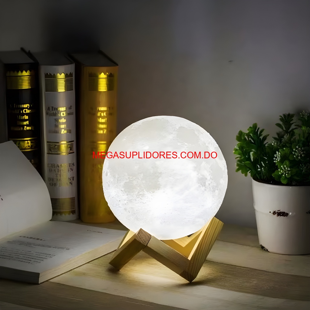 Lámpara 3D Luna LED – Luz Nocturna Multicolor para Niños Foto 7304732-7.jpg