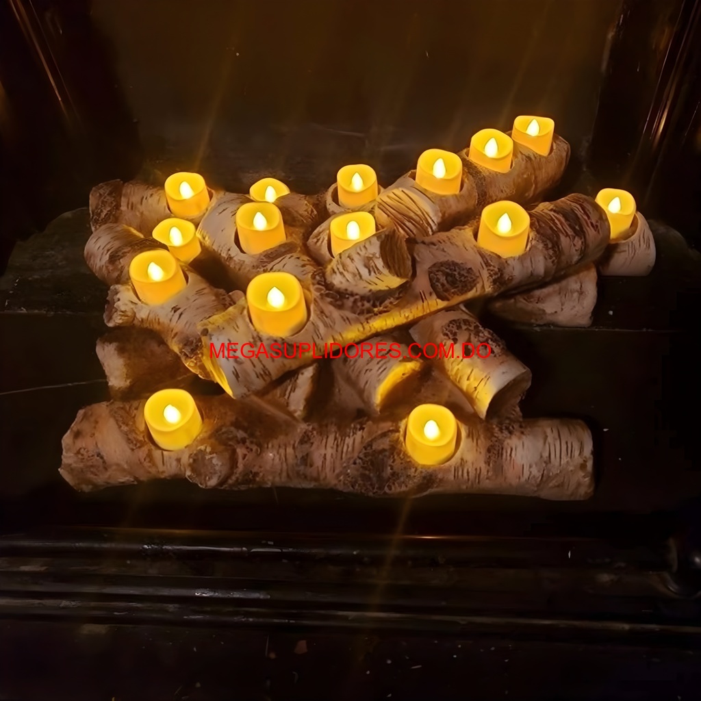  Velas LED Decorativas – Lámparas Sin Llama con Luz Parpadeante Foto 7304733-7.jpg