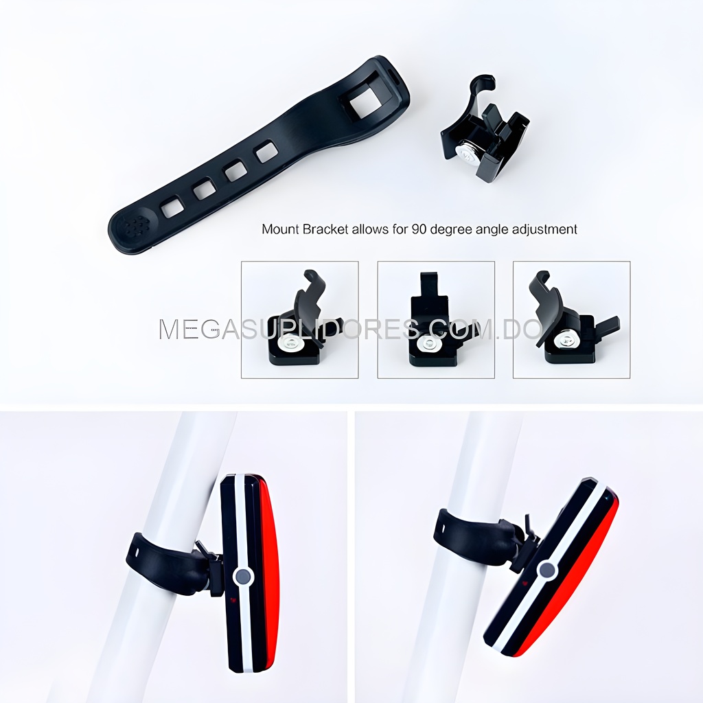  Luz Led para Bicicleta Recargable USB Impermeable Linterna Casco Foto 7304745-3.jpg