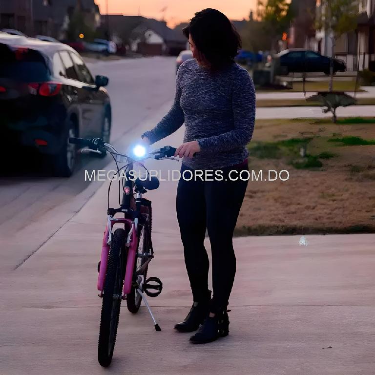  Luz Led para Bicicleta Recargable USB Impermeable Linterna Casco  Foto 7304746-1.jpg