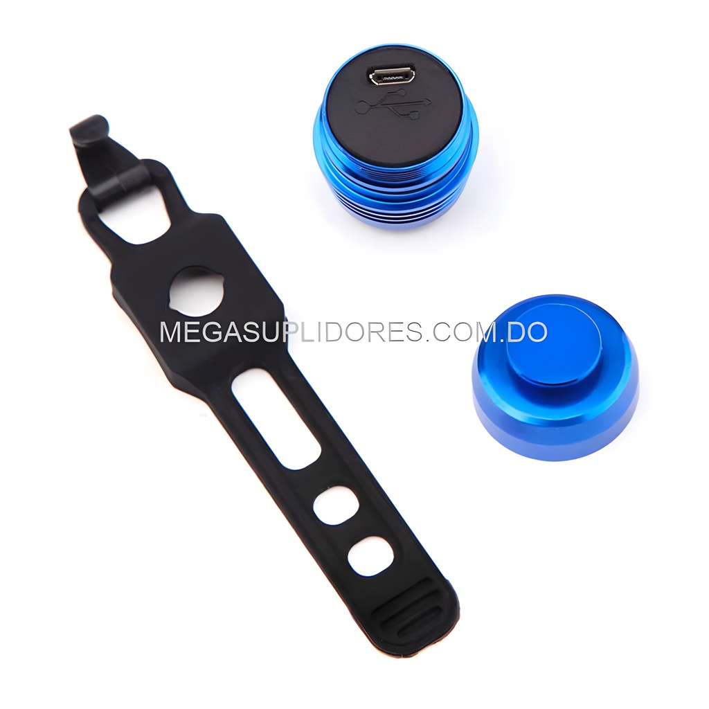 Luz Led para Bicicleta Recargable USB Impermeable Linterna Casco  Foto 7304746-7.jpg