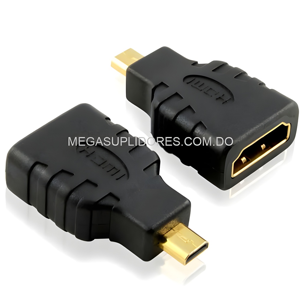  Adaptador Micro HDMI a HDMI  HDMI Hembra a Micro HDMI Macho  Foto 7304749-2.jpg