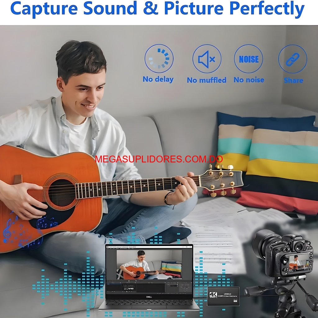  Capturadora de Video 4K USB 3.0 – Streaming y Grabación - Microfono Foto 7304757-7.jpg