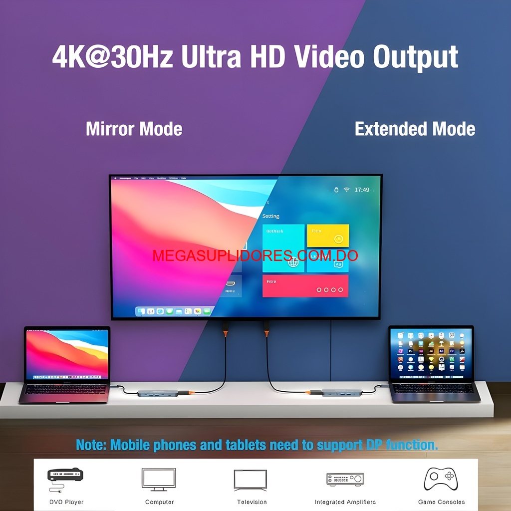  Adaptador Hub USB Tipo C 7 en 1 – HDMI 4K MicroSD USB PD 100W Foto 7304759-9.jpg