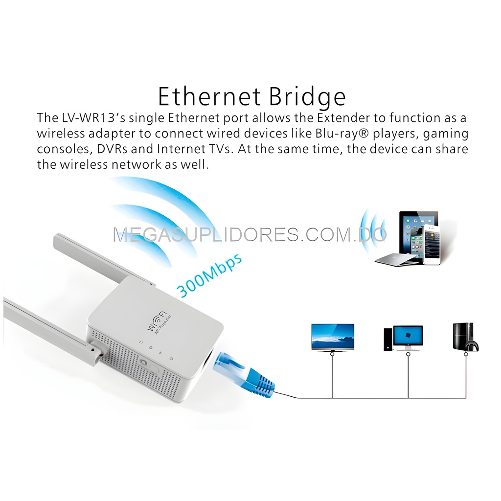  Repetidor Wifi  Amplificador Wifi Doble Antena con Puerto RJ45  Foto 7304760-4.jpg