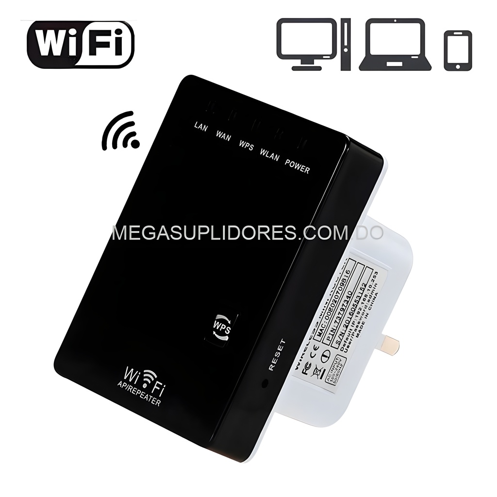  Repetidor Wifi Doble Banda 2.4Ghz  5.0Ghz  Puerto RJ45 Ethernet  Foto 7304761-1.jpg