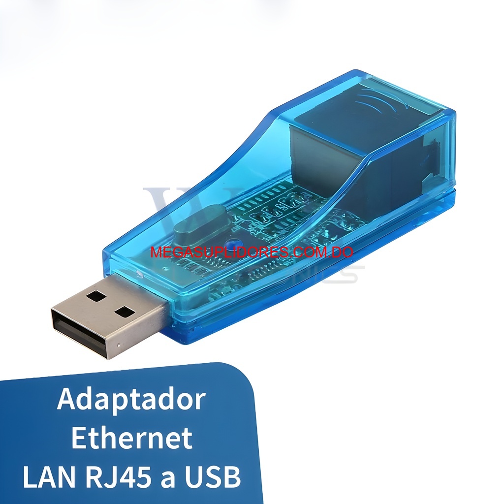  Adaptador USB a LAN RJ45 10/100Mbps – Tarjeta de Red PC y Laptop Foto 7304766-3.jpg