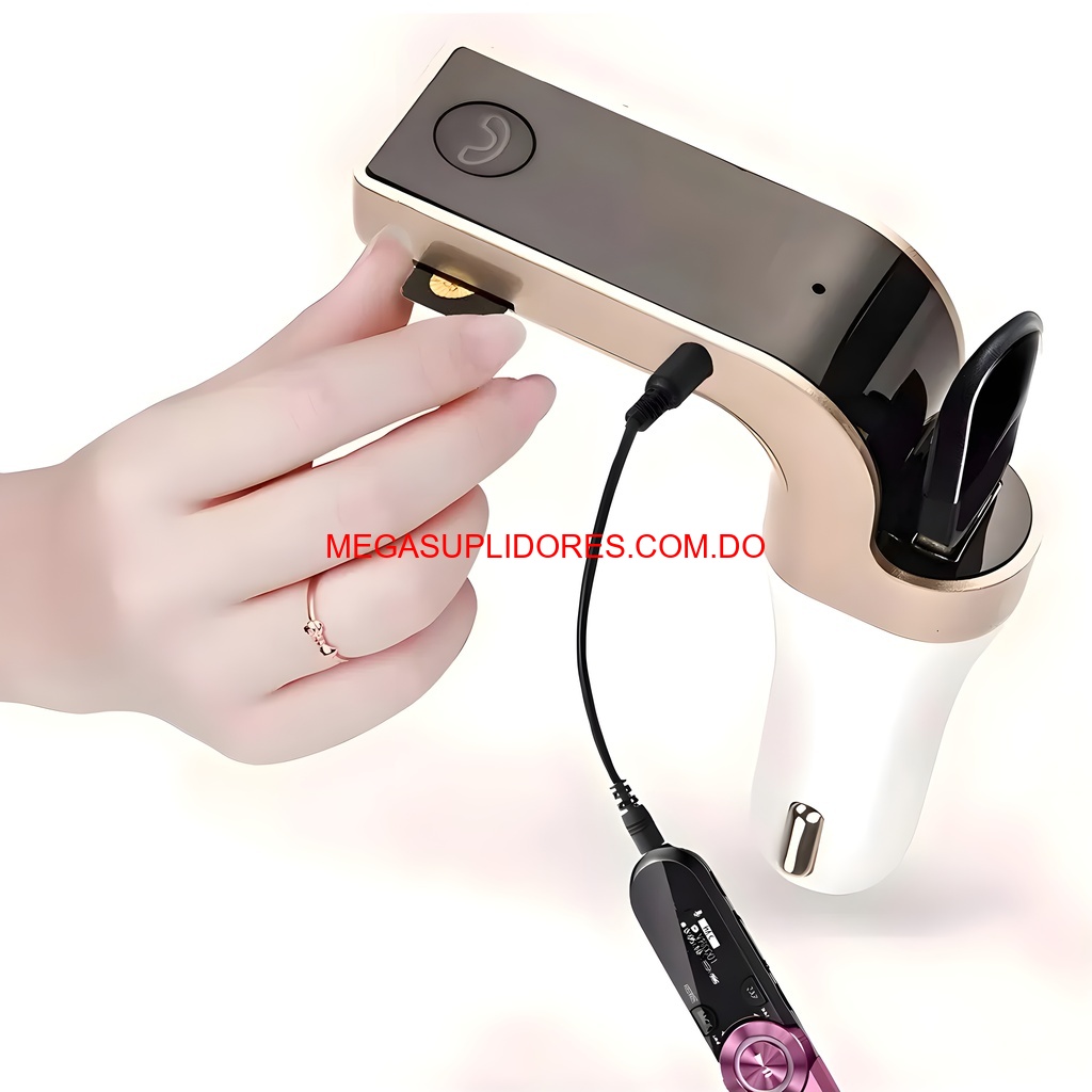  Transmisor FM Bluetooth para Auto Ponle Bluetooth a tu Vehiculo Foto 7304780-2.jpg